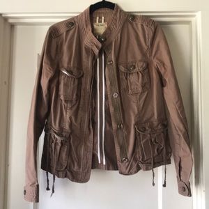 Old Navy brown military jacket